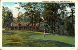 Spotswood Country Club Postcard