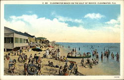 Clearwater Beach on the Gulf of Mexico Florida Postcard Postcard Postcard