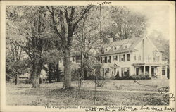 The Congregational Parsonage Salisbury, CT Postcard Postcard Postcard