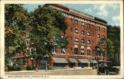 Mecklenburg Hotel Charlotte, NC Postcard Postcard Postcard