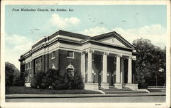 First Methodist Church DeRidder, LA Postcard Postcard Postcard