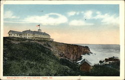 Bald Head Cliff and House Postcard