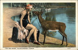 The Two Dears Postcard