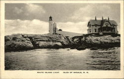 White Island Light Postcard