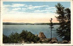 Highland Lake Bridgton, ME Postcard Postcard Postcard