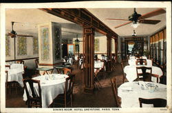 Hotel Greystone - Dining Room Postcard
