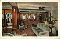 Lobby, Hotel Greystone Postcard