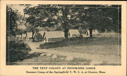 The Tent Colony at Brookside Lodge Postcard