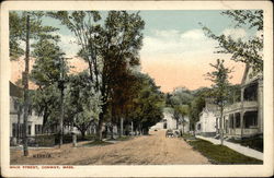 Main Street Conway, MA Postcard Postcard Postcard