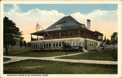 Norwood Press Club Massachusetts Postcard Postcard Postcard