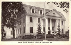 State Police Barracks, Troop B Postcard