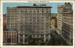 Hotel Savannah Postcard