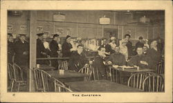 The Cafeteria, YMCA Battery Park New York City, NY Postcard Postcard Postcard