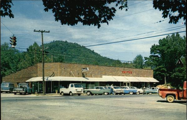 Looking Across Mills Street Columbus North Carolina