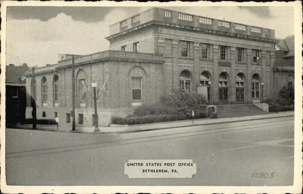 United States Post Office Bethlehem Pennsylvania