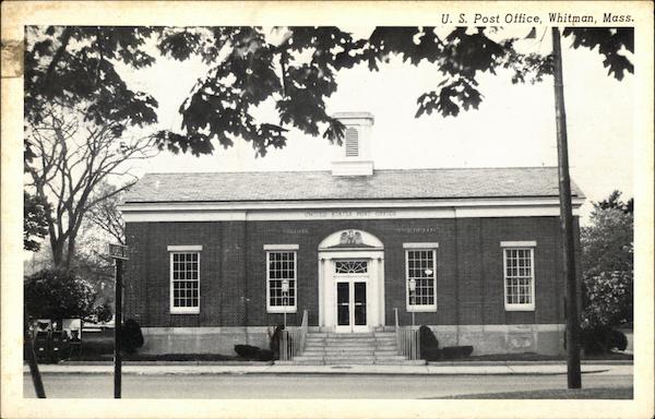 Street View of US Post Office Whitman Massachusetts