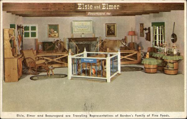 Elsie, Elmer, and Beauregard - Borden's Fine Foods