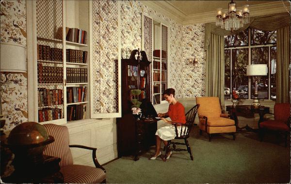 Halekulani Hotel Library Honolulu Hawaii Nelson & Tellers Photo-Craft Co.