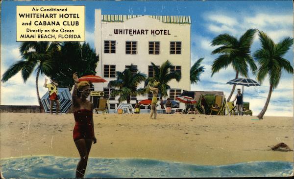 Air Conditioned Whitehart Hotel and Cabana Club Miami Beach Florida