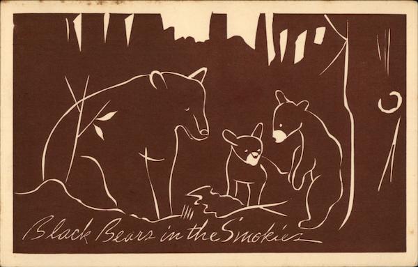 Woodcut from the Great Smoky Mountains National Park
