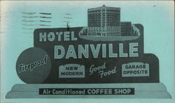 Hotel Danville Postcard