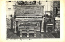 Piano, Paper House Postcard