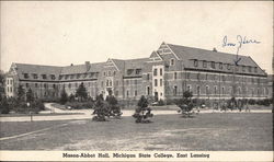 Mason-Abbott Hall, Michigan State College Postcard