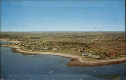 Aerial View of Resort Postcard