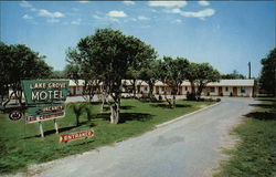 Lake Grove Motel Postcard