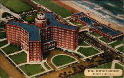 Aerial View of Hotel Berkeley-Carteret Asbury Park, NJ Postcard Postcard Postcard