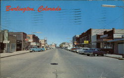 Street Scene Burlington, CO Postcard Postcard Postcard