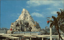 Monorail and Matterhorn Postcard