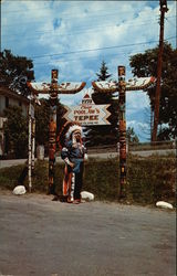 Indian Chief from Penobscot Tribe Postcard