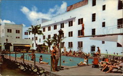 Pool View at President Madison Postcard