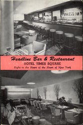 Hotel Times Square - Headline Bar & Restaurant Postcard