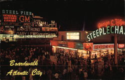 Boardwalk Atlantic City Postcard