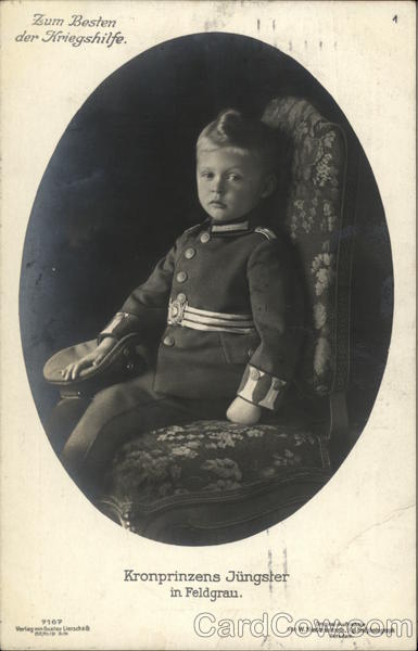 Kronprinzens Jüngster in Feldgrau Royalty
