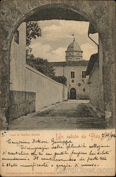 Casa di Galileo Galilei Pisa Italy