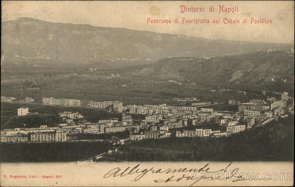 Fuorigrotta and Posillipo Naples Italy