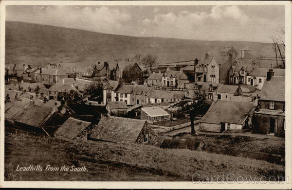View of Village From the South Leadhills Scotland