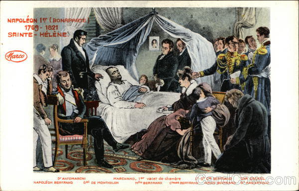 Death of Napoleon the 1st (Bonaparte) Saint Helena