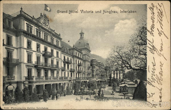 Grand Hotel Victoria and Jungfrau Interlaken Switzerland