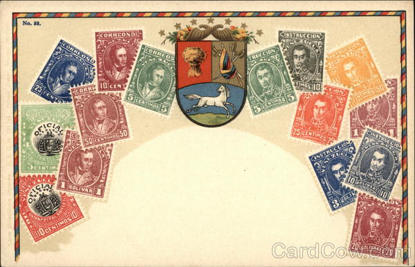 Venezuelan Stamps Stamp Postcards