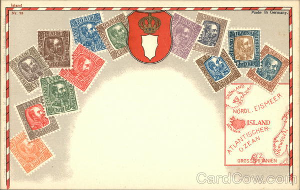 Icelandic Stamps Stamp Postcards