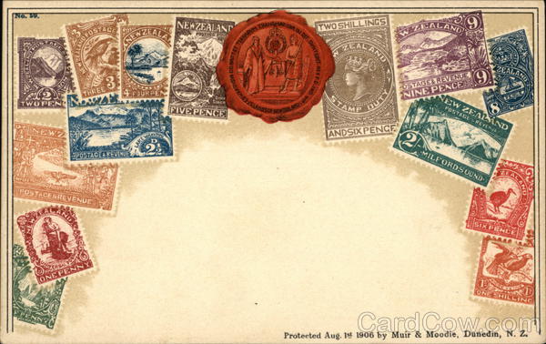 New Zealand Stamps Stamp Postcards