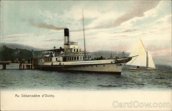 Boat Landing Ouchy Switzerland