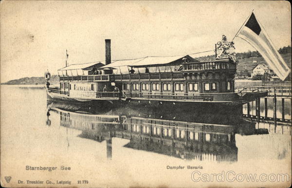 Steamer Bavaria, Lake Starnberg Germany