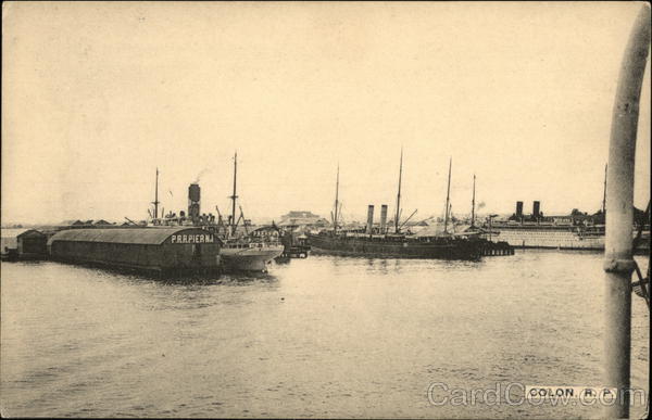 View of Port Colon Panama