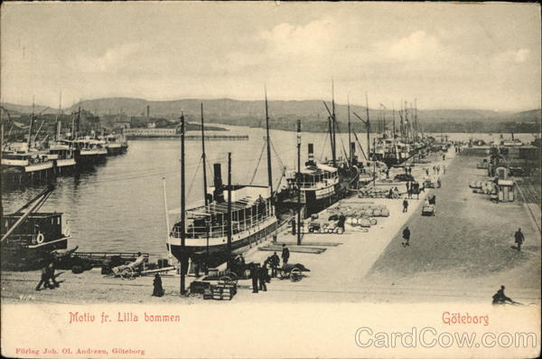 View of Harbor Gothenburg Sweden