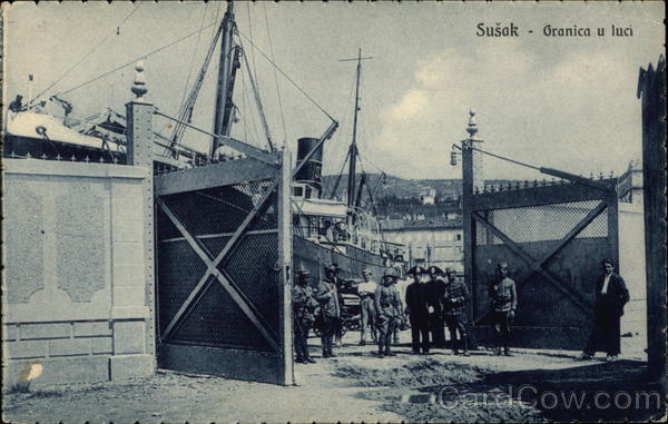Border Crossing Susak Croatia Eastern Europe Border Crossing Susak Croatia Eastern Europe